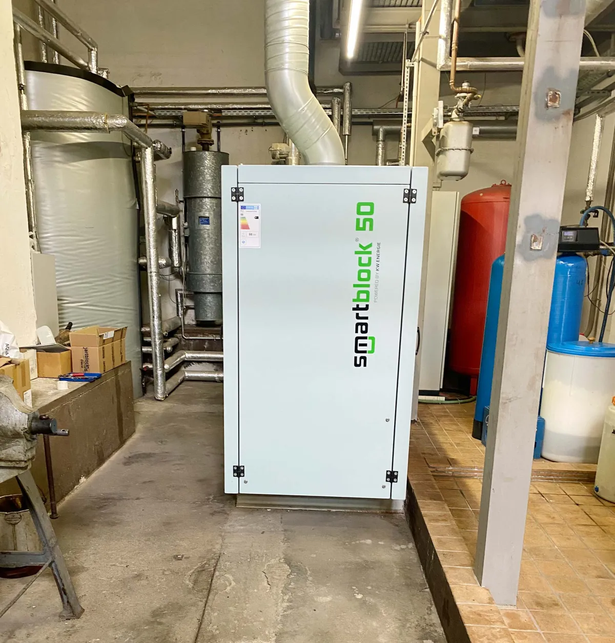 KW Energie smartblock 50 Blockheizkraftwerk