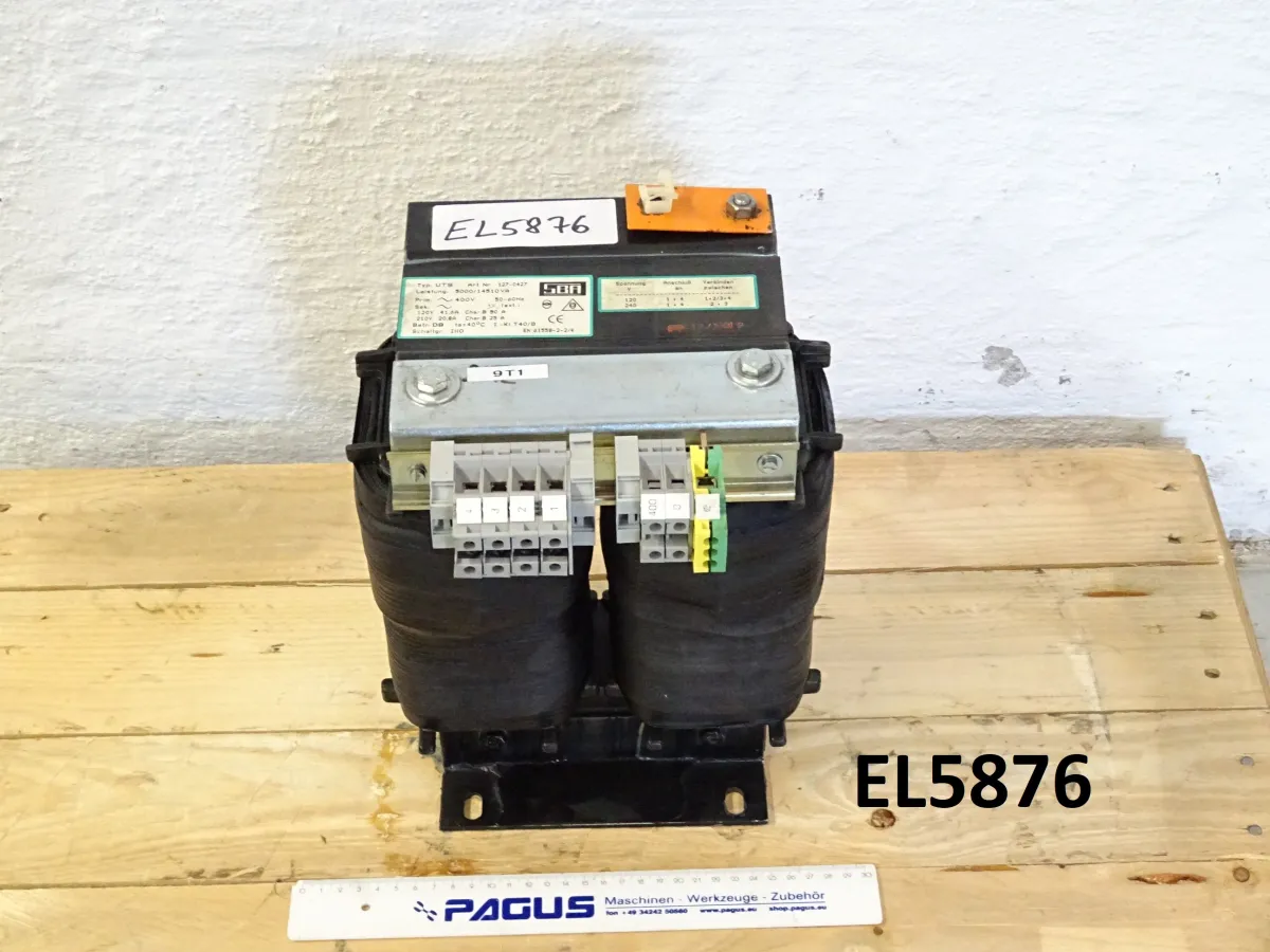 Transformator 120 V, 41,6 A / 240 V, 20,8 A