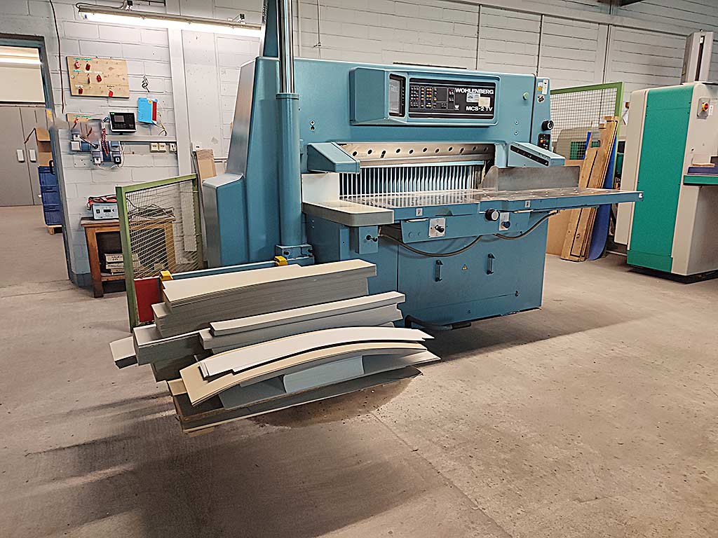Wohlenberg 115 MCS-2 TV Schneidemaschine