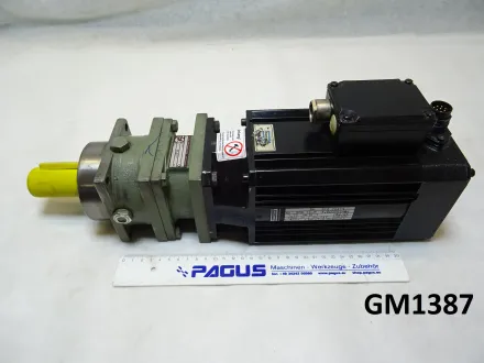 Servomotor mit Getriebe und Bremse 1,75 kW, 600 U/ – RESALE