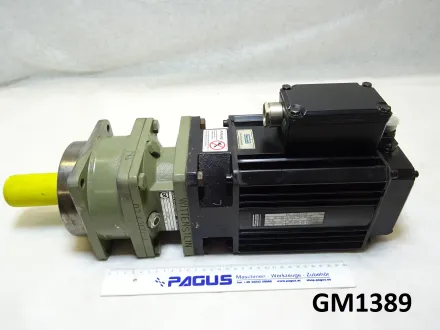 Servomotor mit Getriebe und Bremse 2,6 kW, 600 U/m – RESALE