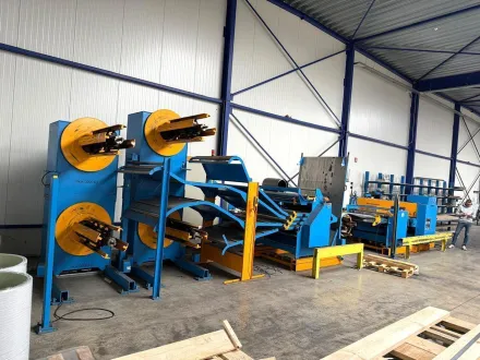 Forstner 1250 x 2 mm slitting & cut to length CNC Längsteilanlage – RESALE
