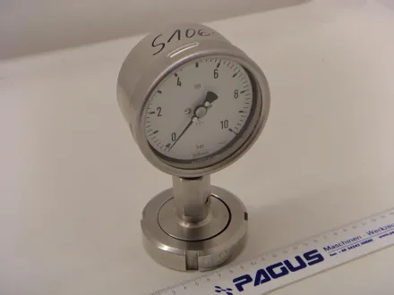 Edelstahl-Druckmessgerät 0 - 10 bar – RESALE