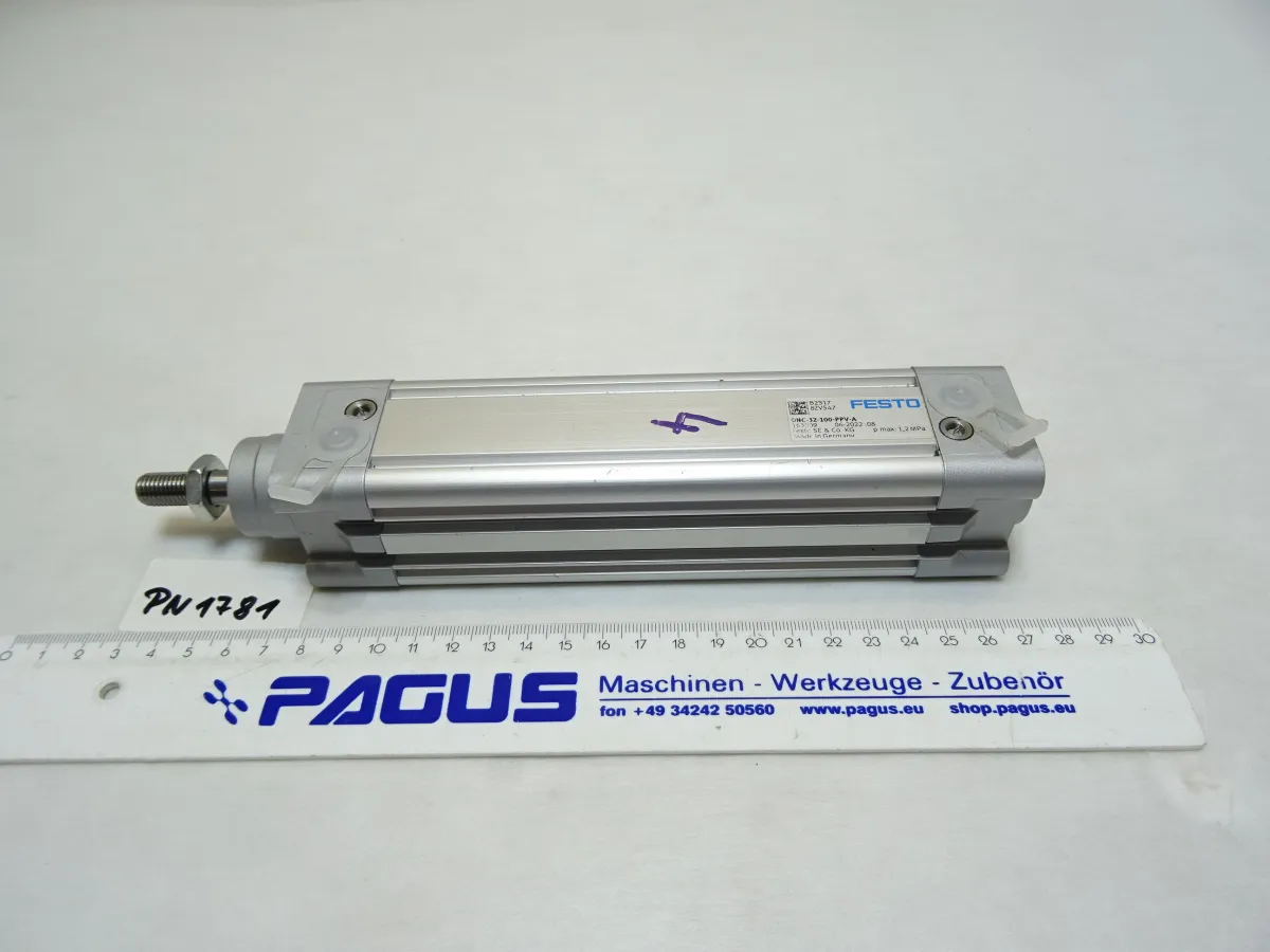 Festo Kompaktzylinder Hub 100 mm, DNC-32-100-PPV-A