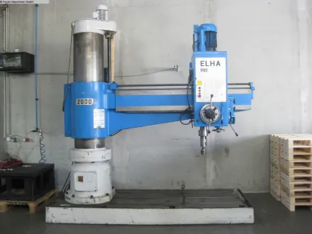 Elha R80 Radialbohrmaschine – RESALE