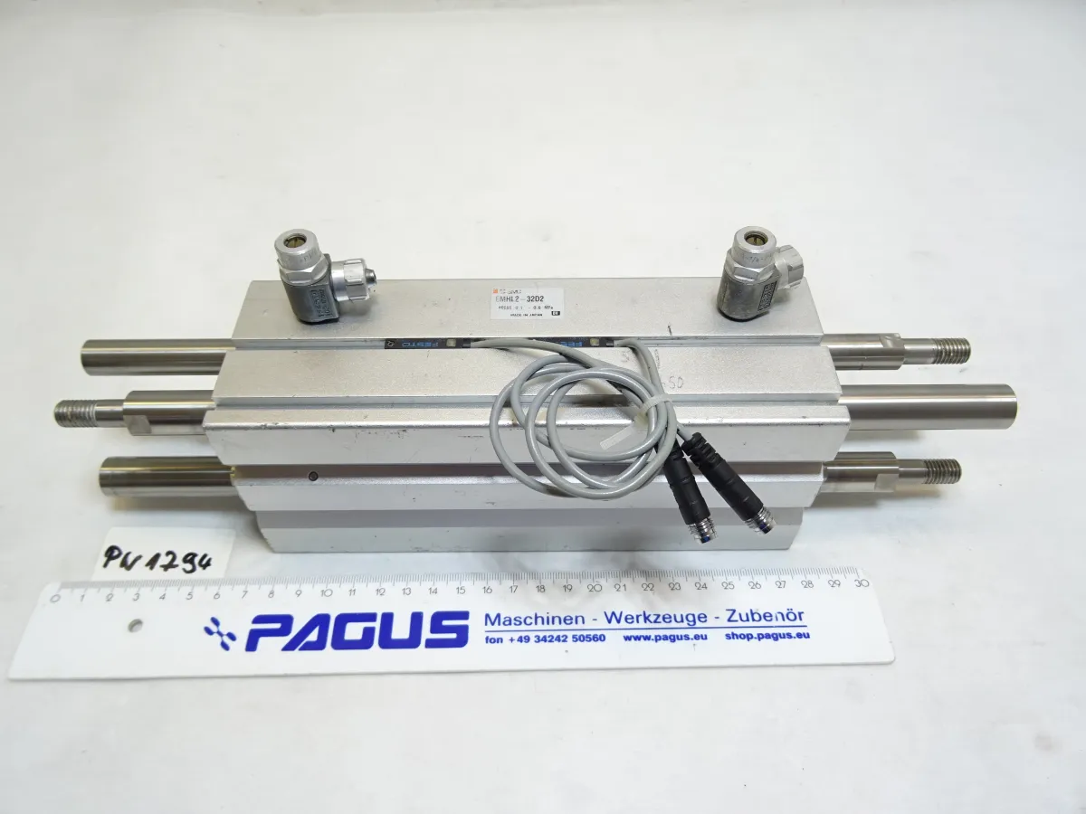 SMC Pneumatischer Parallelgreifer Hub 180 mm, EMHL2-32