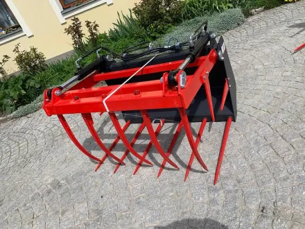 Big Krokodilgabel 120 cm mit Eu... Krokodilgabel 120 cm mit Bobcat 114 cm Aufnahme – RESALE