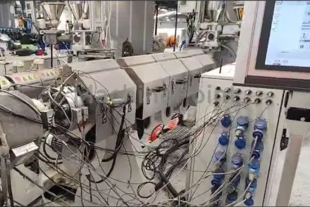 Tecnomatic Zeus 75 Einschneckenextruder für PE/PP – RESALE