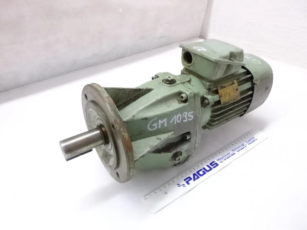 VEM Getriebemotor mit Bremse 0,25 kW, 31,5 U/min