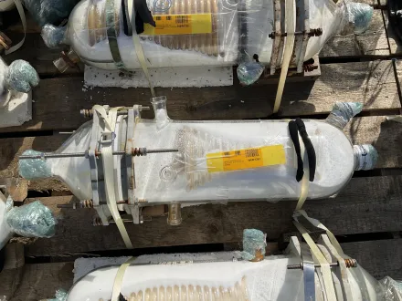 Qvf Glasstechnik Glass spiral 1m² - Shell and tube heat exchanger Molkerei – RESALE