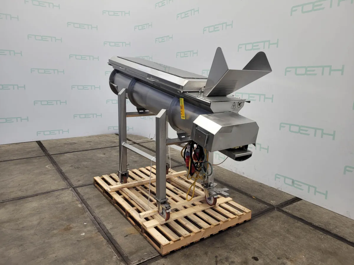 Dutch TecSource dosing/mixer with spraynozzles - Horizontal screw Gummi