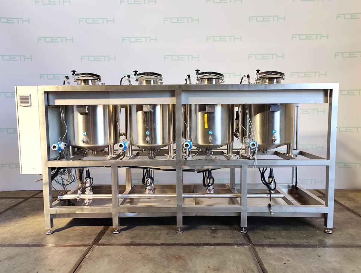 Inotec Reblend Tank 4x 400Ltr. - Vertical tank Andere Pharmazeutika
