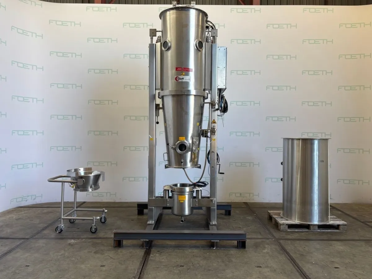 Glatt GPCG-15 - Fluid bed dryer batch Lebensmittelzusätze