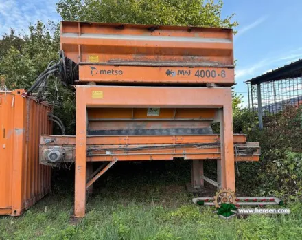 Metso M&J 4000-8 Zweiwellen Schredder – RESALE