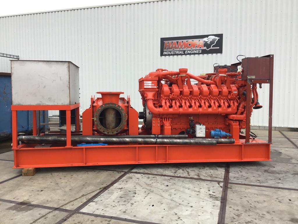MTU 16V4000 POMP 3600M³/HR USED Wasserpumpen