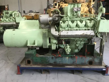 Scania DSI14.02 GENERATOR 300KVA USED Diesel Stromaggregat – RESALE