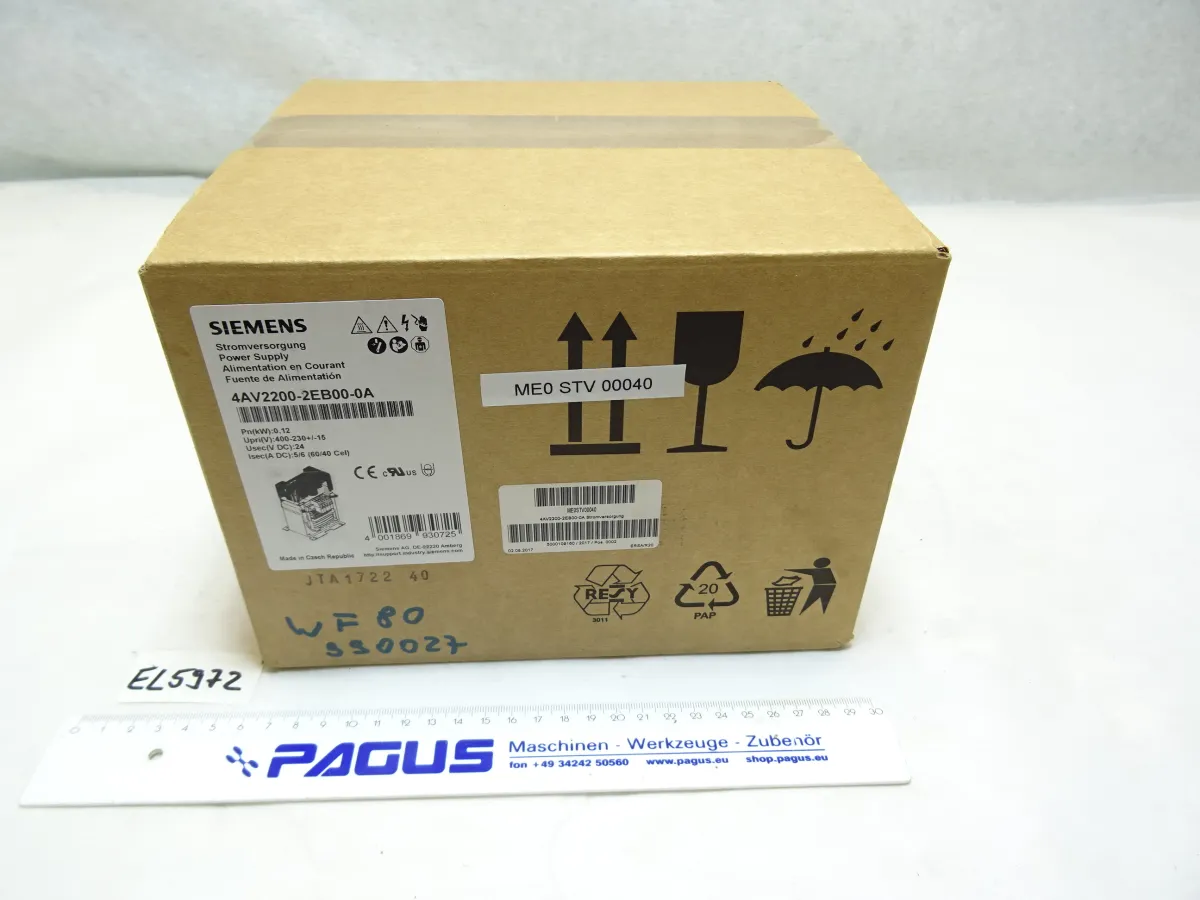Siemens Stromversorgung 24 V, 5/6 A
