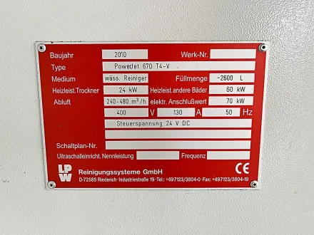 Lpw PowerJet 670 T4-V Twin Durchlauf-Reinigungsanlage – RESALE