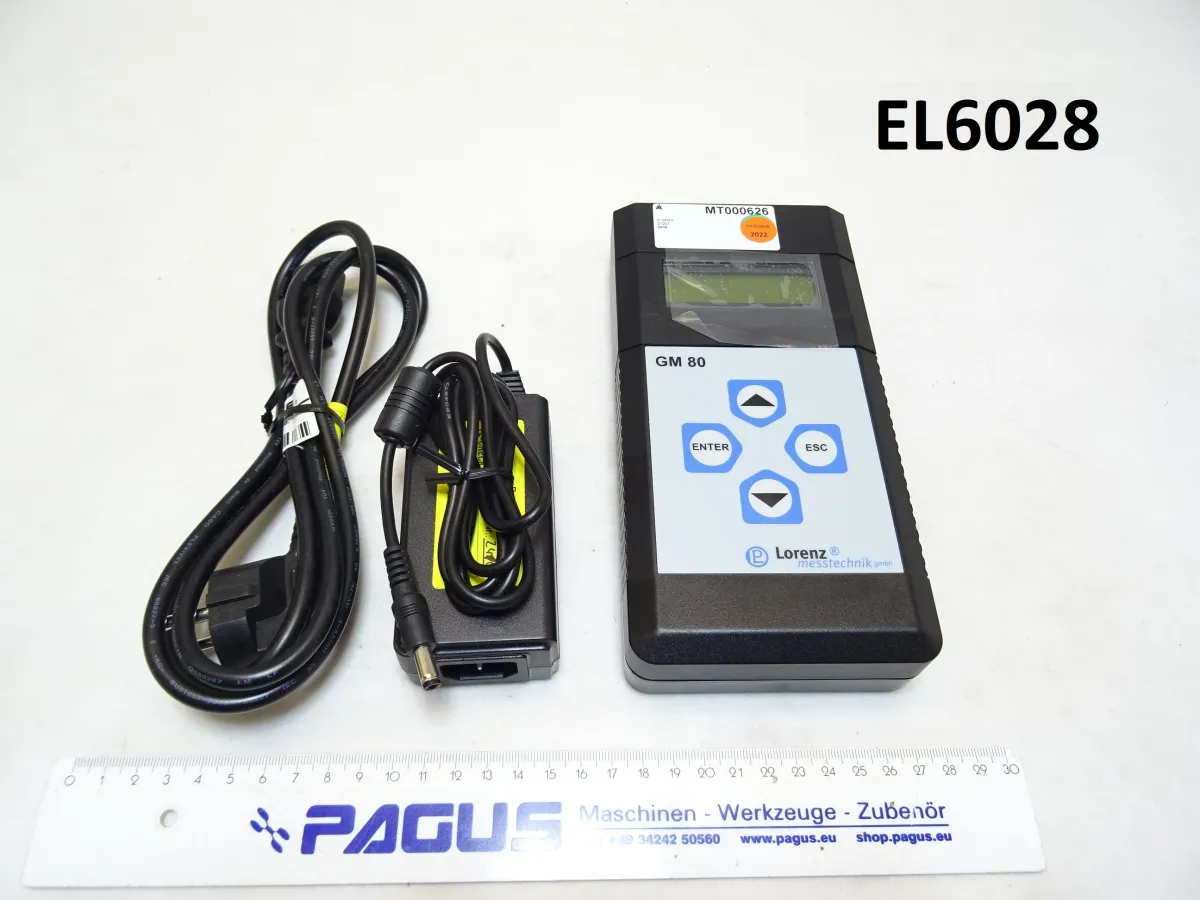 Messverstärker GM80 mit Datenlogger und Netzteil