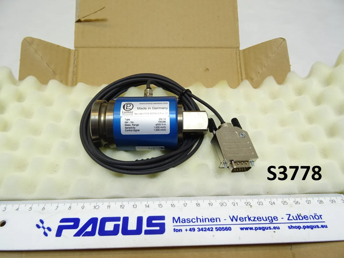 Reaktiver Drehmomentsensor ±500 Nm, Typ DV-14