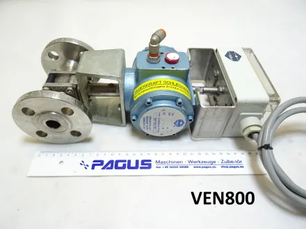 Flanschkugelhahn mit pneumatischem Antrieb DN15, P – RESALE