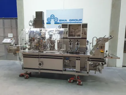 Harro Höfliger BRT II 120 L 4-Rand-Siegelbeutel Maschine – RESALE