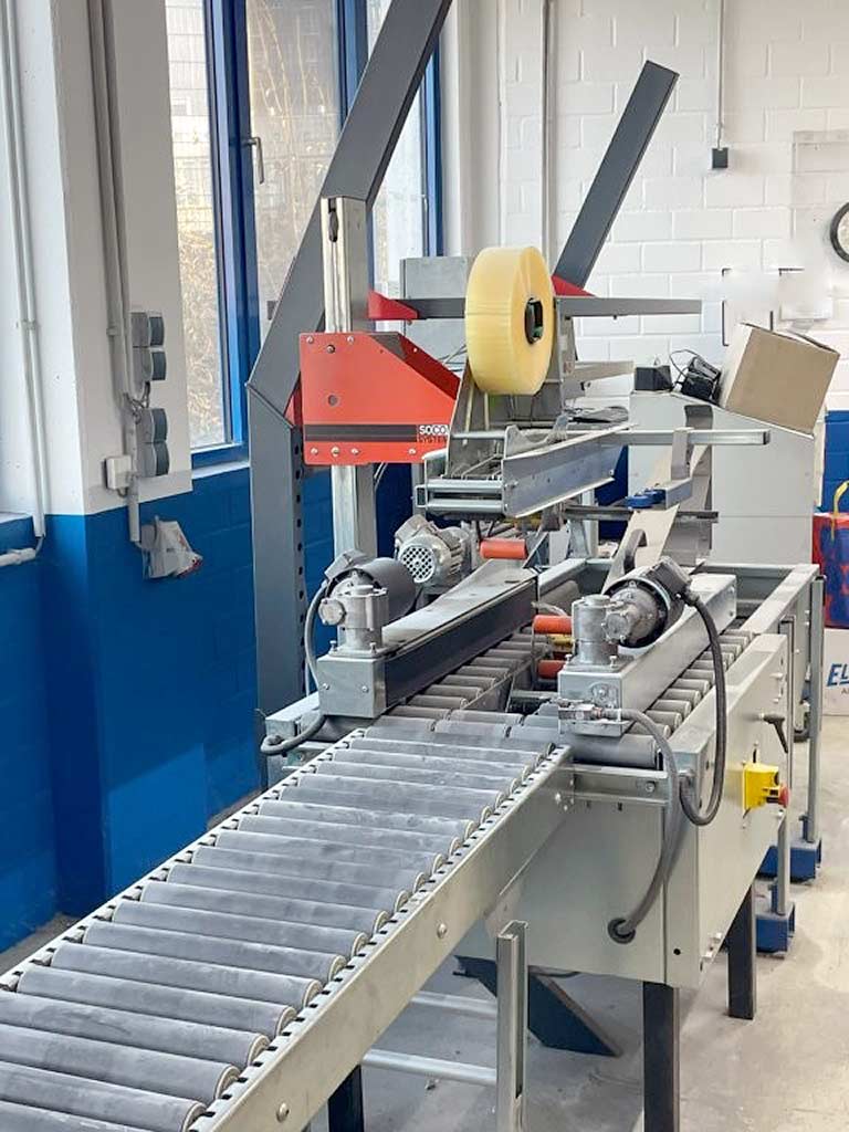 Evers/Soco T-10 5-5-7/70-75.80 Kartonverpackungsanlage