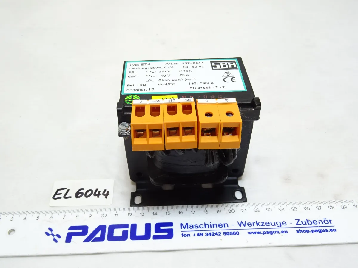 Transformator 10 V 25 A