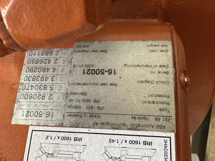 Abb IRB 1600 M2004 Roboter – RESALE