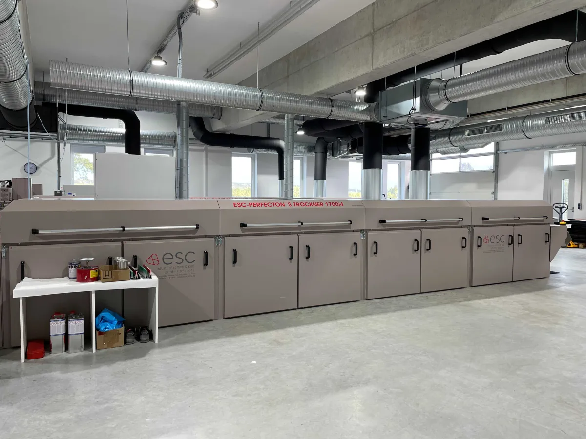 ESC Continuous Dryer Perfecton S with UV Trocknungskanal
