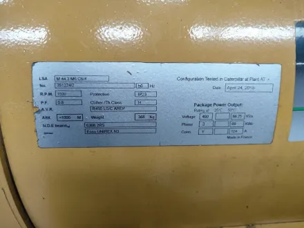 Cat C4.4 S1M GENERATOR 86KVA USED Diesel Stromaggregat – RESALE