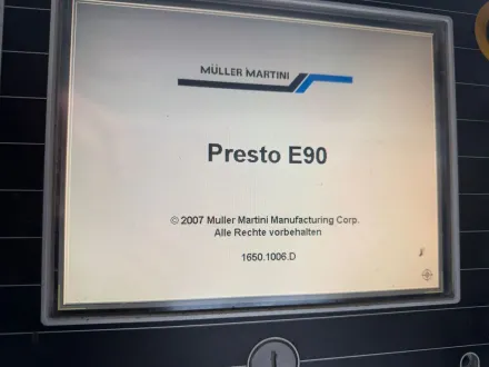 Müller Martini Presto E90 – RESALE