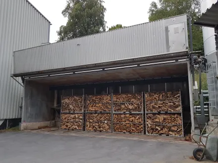 Trockenkammer Lauber /Mühlböck OLSF-2x1,20-3x1,20-13,00 Holztrocknungsofen – RESALE