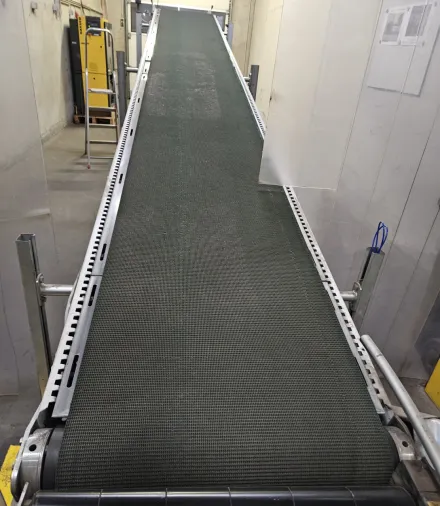Overbeck 800+5260-600-500 Steigband Gefälleband Förderband GF mit Vorlaufban – RESALE