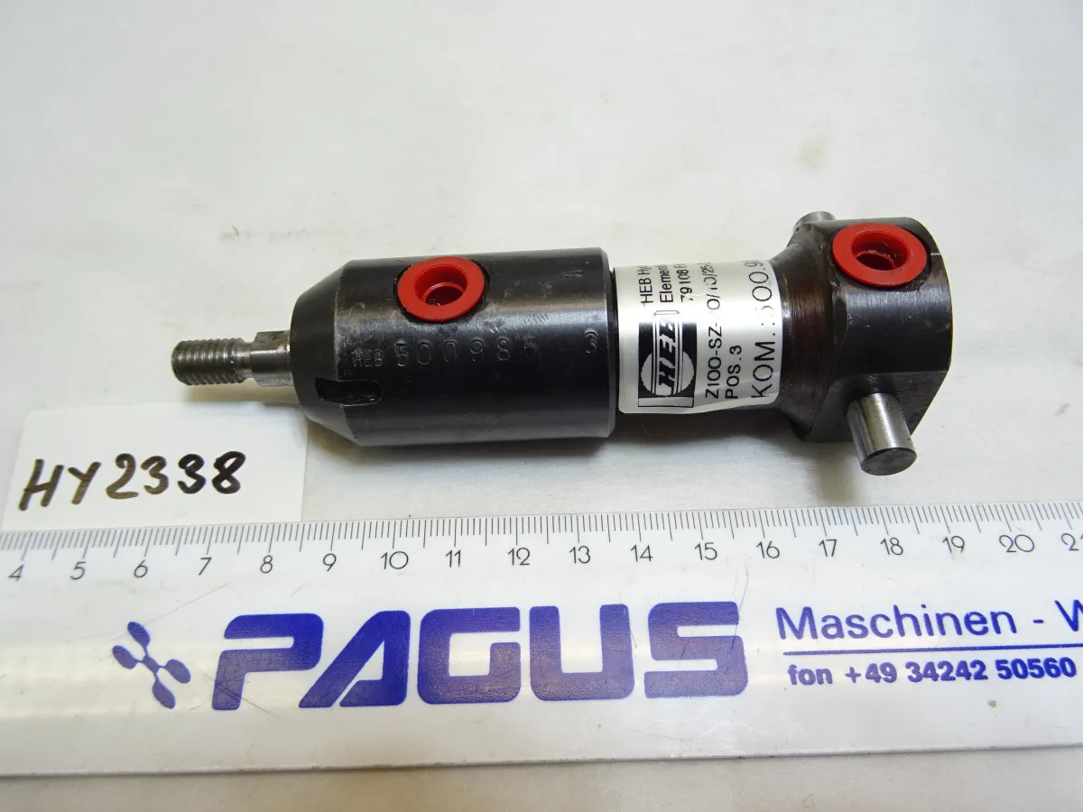 Hydraulikzylinder Z100-SZ-20/10/25, Hub: 25 mm