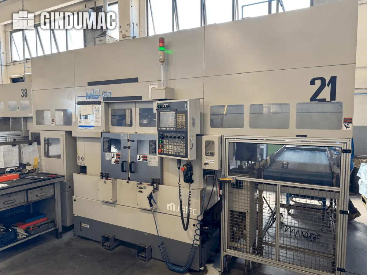MURATA Model MURATEC MD 120 Máquina de Torneamento de Múltiplos Fusos