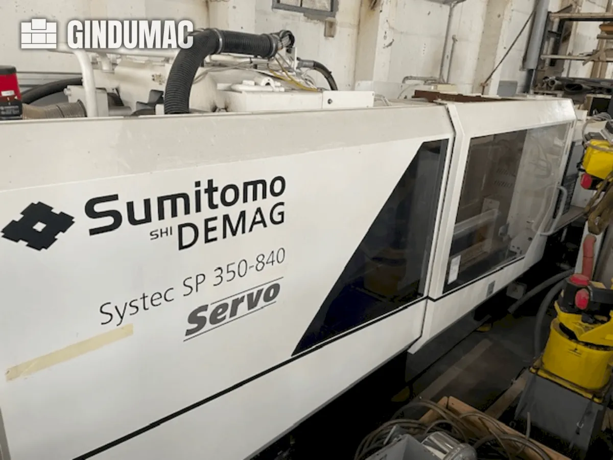 SUMITOMO SHI DEMAG Systec SP 350/720-840 Máquina de Moldagem por Injeção Hidráulica