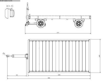 Wmt D05/3,0 x 1,6 Schwerlastanhänger – RESALE