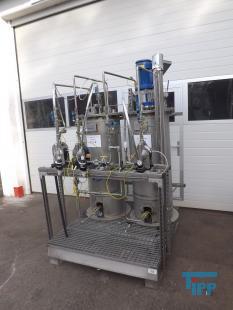 2 x Almatec AD20STT-E-C4-P, TMR Typ FMD 0.95/8, Ta Dosieranlage, Lösungsmitteldosierstatio – RESALE