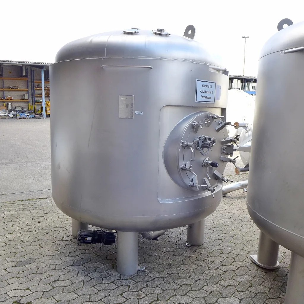 Möschle Behälterbau 6000 Liter heiz-/kühlbarer Druckbehälter aus V4A m