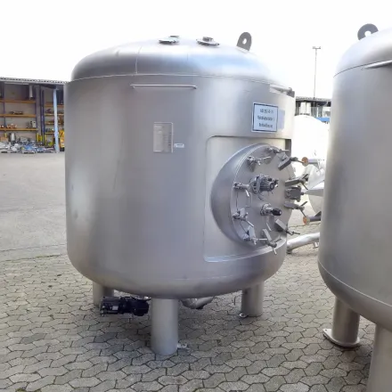 Möschle Behälterbau 6000 Liter heiz-/kühlbarer Druckbehälter aus V4A m – RESALE