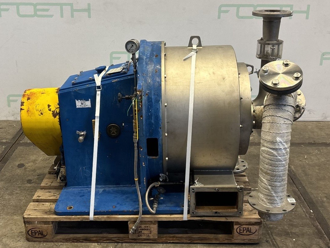 Siebtechnik C 402 G — “TURBO-CASCADE” sliding centrifuge - Pus Futtermittelzusatzstoffe