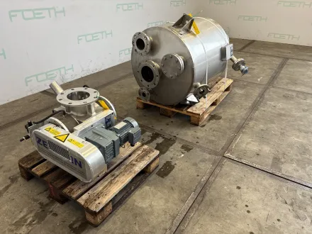 Zeppelin HDS 200/5 SS/SS/AC with silo - Rotating valve Zellenradschleuse – RESALE