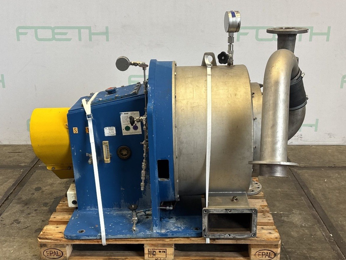 Siebtechnik C 402 G — “TURBO-CASCADE” sliding centrifuge - Pus Futtermittelzusatzstoffe