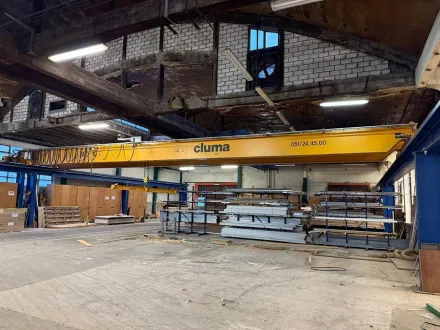 Cluma 10 ton x 18 600 mm Förderbänder, Überkopf-Wanderkran, Jig-Kräne – RESALE