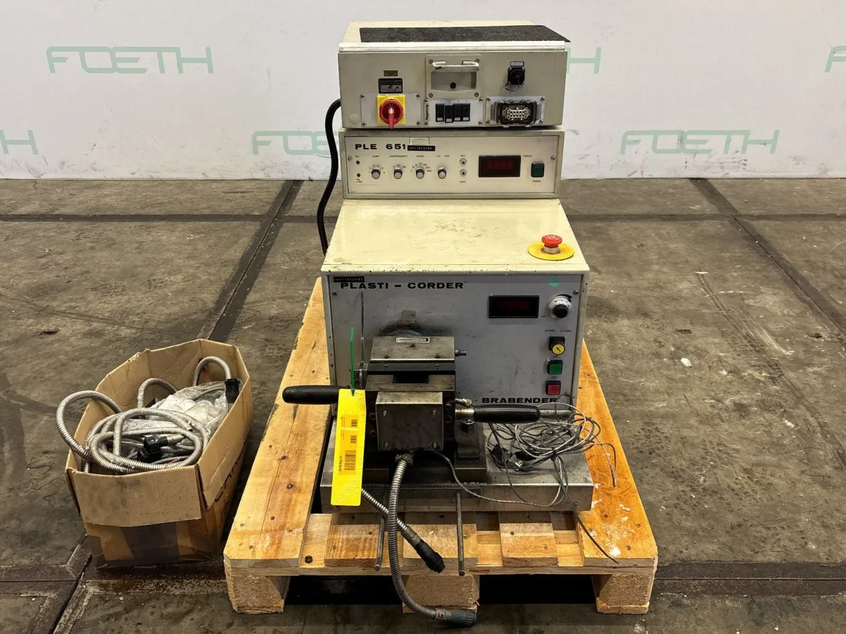 Brabender PLASTI-CORDER / PLE 651 - Viscosity test machine Gummi