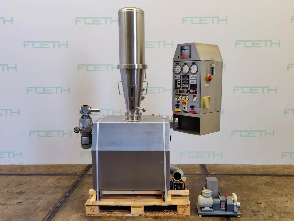 Glatt GPCG-1 - Fluid bed dryer batch Lebensmittelzusätze