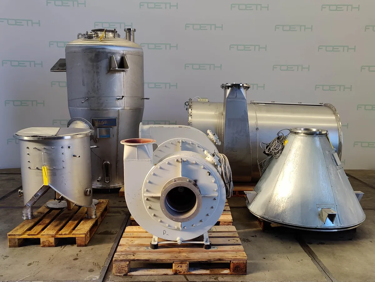 Allgaier Fluidized Bed Spray Granulators WS-GT-0,75 - Fluid Biotechnologie