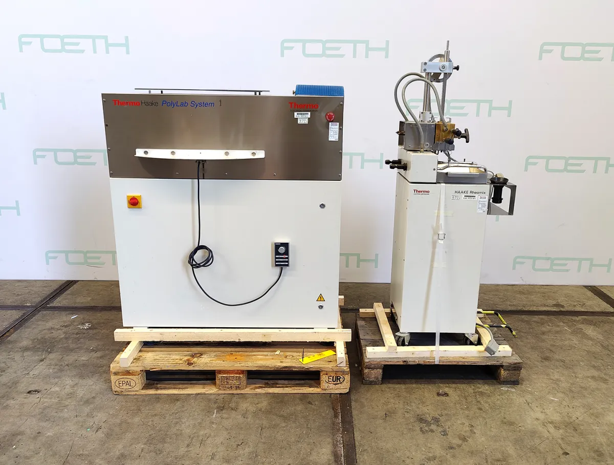 Thermo Haake Polylab system/ Reomix - Viscosity test machine Gummi