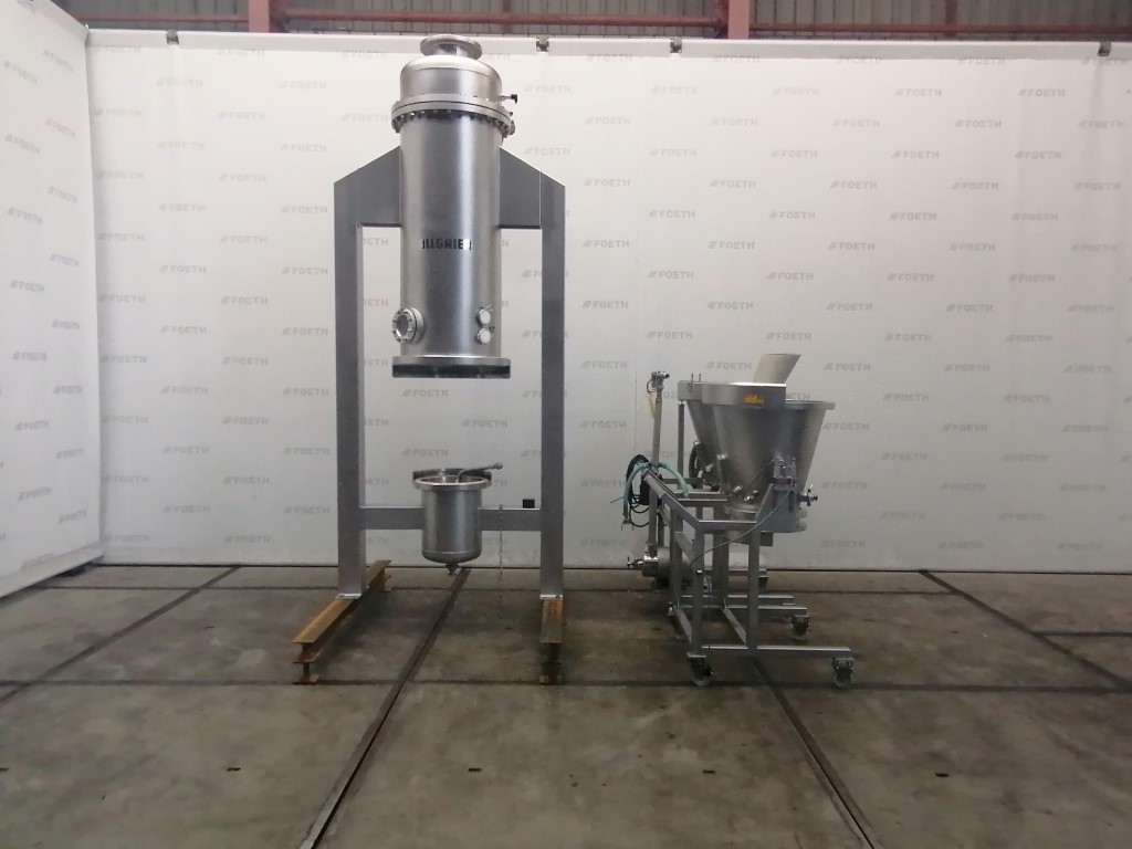 Allgaier WS-CA-S-T-0.40 - Fluid bed dryer batch Lebensmittelzusätze